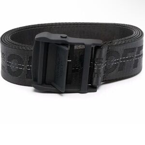 NWT Off White Black Industrial Belt